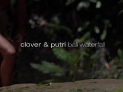 Teen Girls Naked in Bali Waterfall