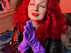 ASMR rubber kitchen gloves fetish sounds