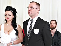 Payton Preslees wedding turns into a hardcore interracial threesome