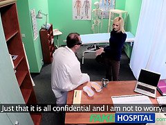 Anna Rose & Jenny Smart's skinny bodies get examined by fakehospital doctor