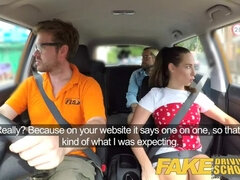 Fake Driving School Horny learners dirty secret suck and fuck session