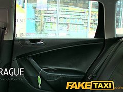 Krystal Swift's backseat anal adventure with a fake taxi driver