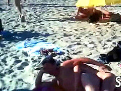 spycam swinger beach gangbang