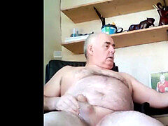 granddad spunk on web cam
