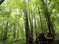 Velike joške, Blondinka, Bondage, Ekstremno, Ponižanje, V javnosti, Kazen, Tetovaže