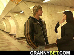 young stud hooks up hefty boobs mommy in metro