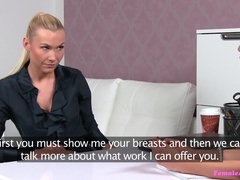 Female Agent (FakeHub): Casting Agent Interviews Her Boss And Gets A Pussy Promotion