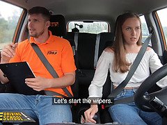 Driving school - Stacy Cruz gets fucked by her driving instructor