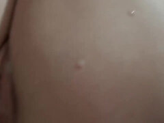 Sperm On Her Perfect Natural Breast