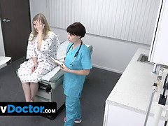 Pretty Teen Patient Gets Prepared By Hot Assed Nurse Before The Doctor Delivers His Special Therapy