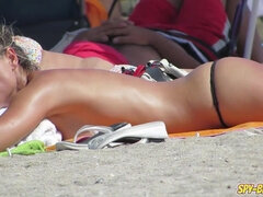 Fledgling Braless Beach Hidden Cam Teenagers - Covert Web Cam Spy Flick