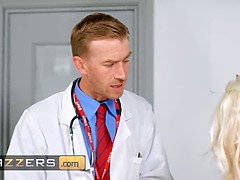 (Gina Varney) Gives Her Doctor A Sloppy Blowjob Showing Him That Drool Can Be Great For Sex