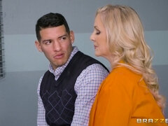 Sultry MILF Blowjob At The Brazzers "My Conjugal Stepmother"