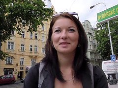 Czech teen gets paid for hot fuck with stranger in POV video