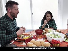 Daughterswap - thanksgiving fuckfest with daughter (Jasmine Grey) (Naomi Blue)