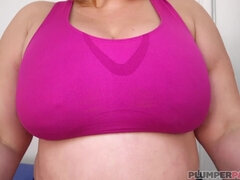 Risa Chacon's Workout - Chubby Mom hard core