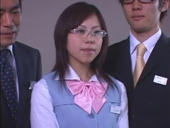 Horny Japanese model Mio Amano in Incredible Secretary, Blowjob/Fera JAV scene