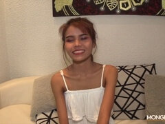 Petite Thai maid Dada gets impregnated while working - A wild casting interview!