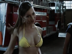 Hot female firefighters are having hot lesbian gangbang party