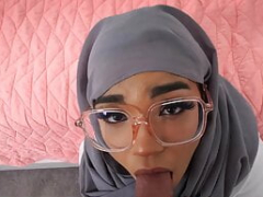 Hijab Hookup - Hot Muslim Legal teen With Hijab Twerks Her Huge Round Ass For Lucky Stud Point of view Style