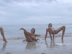 Ariel, Marika, Melena and Mira - 4 Nude Beach Nymphs - Melena