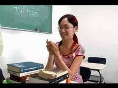 Nerdy Asiatic Lystra Is Nailed By Teacher