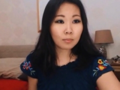 Nice-looking oriental angel Melissa Moon masturbates at ALIVEGIRL