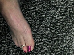 Granny feet in nylons