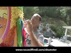 Rocco siffredi 039 s cake and moreover crop juice group plow