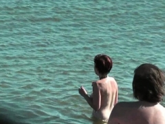 Thrilling nude beach spy cam vid a nudist beach voyeur