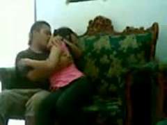 nasty malay babe pounded on the sofa(low quality)