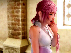 Final fantasy, 3 dimensional, serah farron