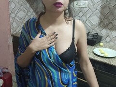 Indian wife seduces her brother-in-law in the kitchen