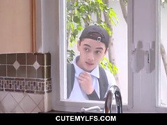 엉덩이, 흑갈색 머리, 음경, 핸드잡, 자위, 보지, 빨아들이는, 젖가슴