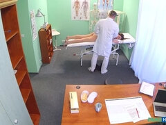 Médico, Estilo perrito, Enfermera, Oficina, Pov, Coño, Uniforme, Voyeur