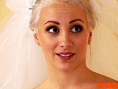 Punishbox - platinum-blonde Bride gets put in her place