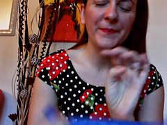 Chica, Europeo, Sexo duro, Italiano, Masturbación, Pelirrojo, Solo, Camara web