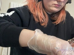 18 anni, Amatoriale, Fetish, Cibo, Guanti, Ragazza