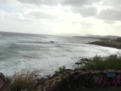 Amatoriale, Spiaggia, Nero, All'aperto, Punto di vista pov, Figa, Schizzi, Tette