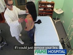 Hot MILF patient gives in to fakehospital doctor's office demands and gets her tight pussy drilled in POV