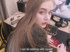 Amateur, Sucer une bite, Papa, Gorge profonde, Queue, Rousse roux, Russe, Adolescente