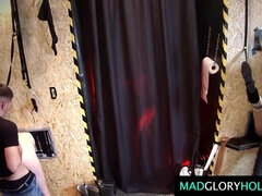 Teenager & Mommy Get Humped in Glory Hole