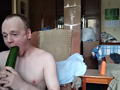 Travestis, Béant, Homosexuelle, Gode énorme, Insertion, Russe, Solo, Webcam