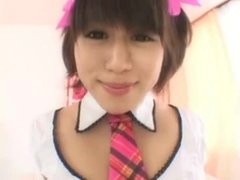 Japanese Student likes big-boobed and screwing