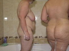 아마추어, 화장실, 크고 아름다운 여자, 큰 엉덩이, 지방, 나이든, 밀프, 자연의 가슴