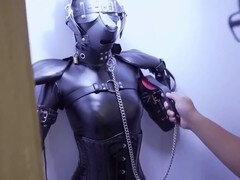 Maid in spandex attire