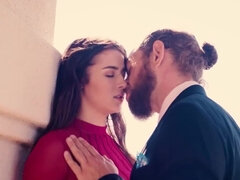 フェラチオ, 茶髪の, イマラチオ, キス, プール, オマンコ, ティーン, オッパイの