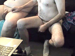 Daddies play on web cam