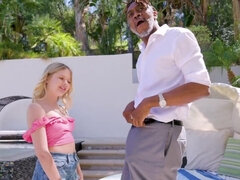 Loiroa, Boquete, Jato de porra, Hd, Interracial, Natural, Ao ar livre cartaz de rua outdoor, Baixinhoa