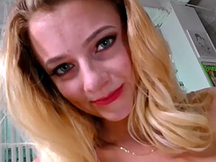 Grosser schwanz, Süss, Freundin, Handjob, Masturbation, Pov, Jungendliche (18+), Titten